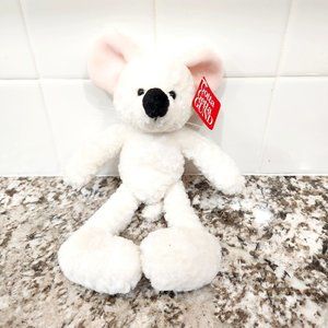 Gund Brie White Mouse Plush Beanbag